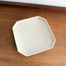 Load image into Gallery viewer, Pave Square Plate Ecru