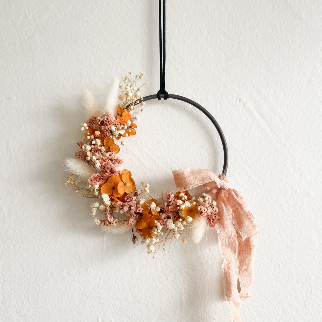 Mini Wreath - Peaches and Cream