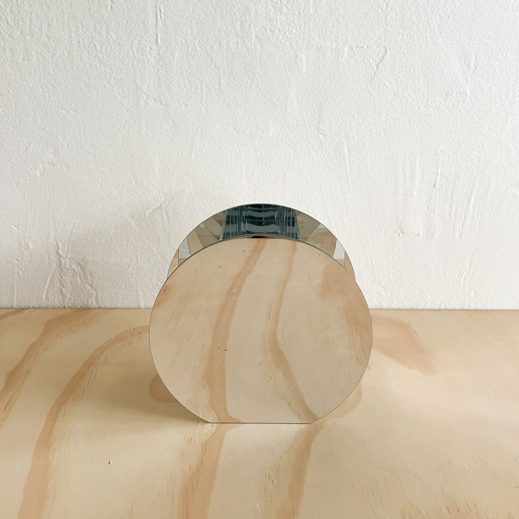 Mirror Round Acrylic Vase