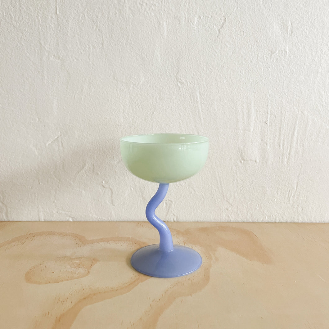 Two Tone Cocktail Glass