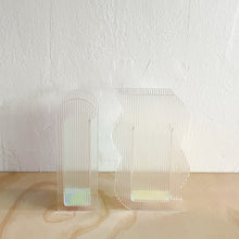 Load image into Gallery viewer, Fluted Wave Acrylic Vase
