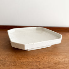 Load image into Gallery viewer, Pave Square Plate Ecru
