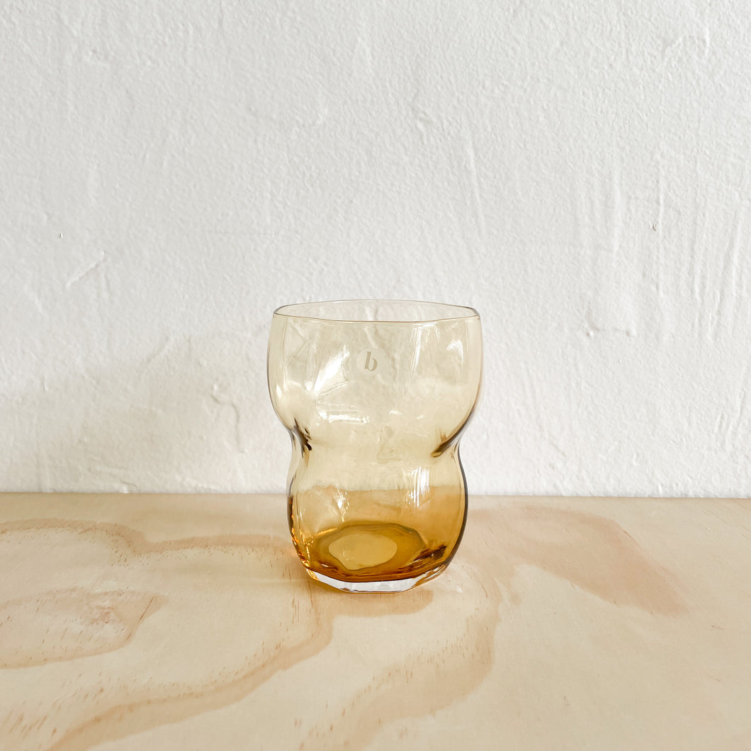 Limfjord Glass Tumbler - Amber Large